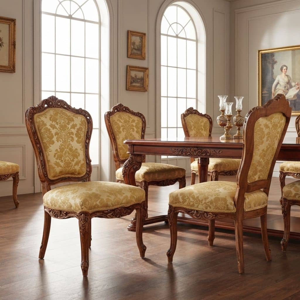 Dining & High Tea Chair Upholstery - Whether restoring antique tea-room chairs or refreshing dining seating, we match